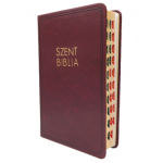 Biblia - Közepes - Bordó - regiszteres (index)  - Károli Gáspár fordítása