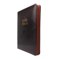 Biblia - Nagy - Sötétbarna – Cipzáros - Károli Gáspár fordítása