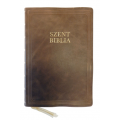Bőr Biblia - Extra nagy - Barna - Károli Gáspár fordítása