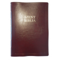 Bőr Biblia - Extra nagy - Bordó - Károli Gáspár fordítása