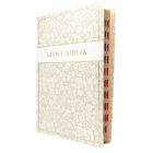 Nagy Biblia - Növénymintás - Regiszterrel (index) - Károli Gáspár fordítása