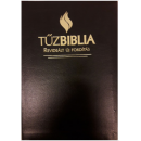 Tűzbiblia- Revideált új fordítás (RÚf 2014, bőrkötés, szögletes gerinccel)